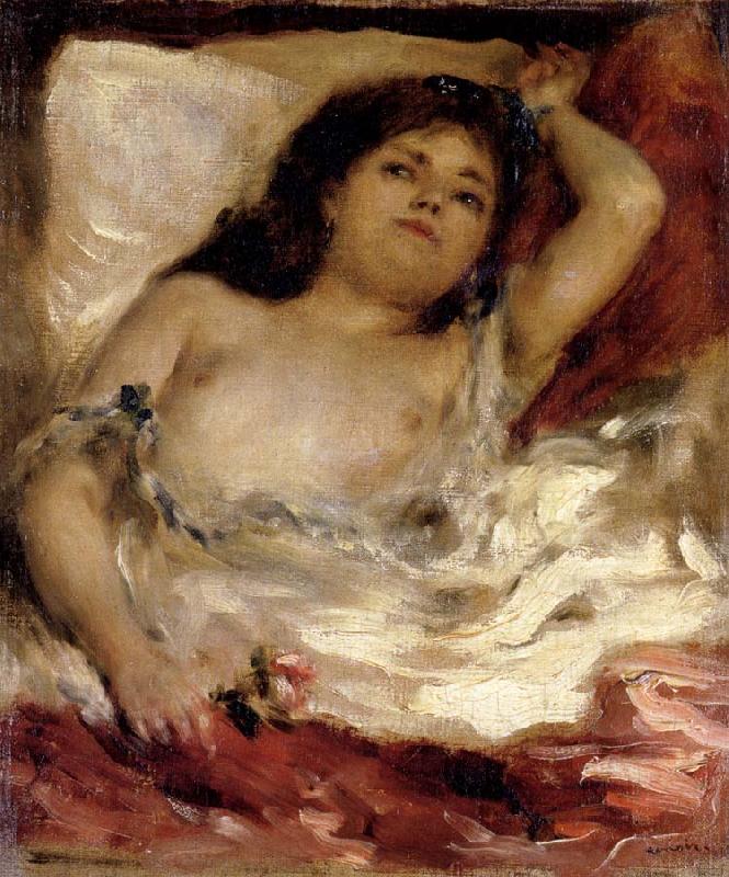 Pierre Renoir Reclining Semi-nude oil painting picture